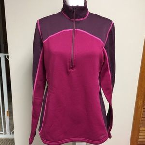 PATAGONIA Large 1/4 Zip Stretch Pullover Thumbhole